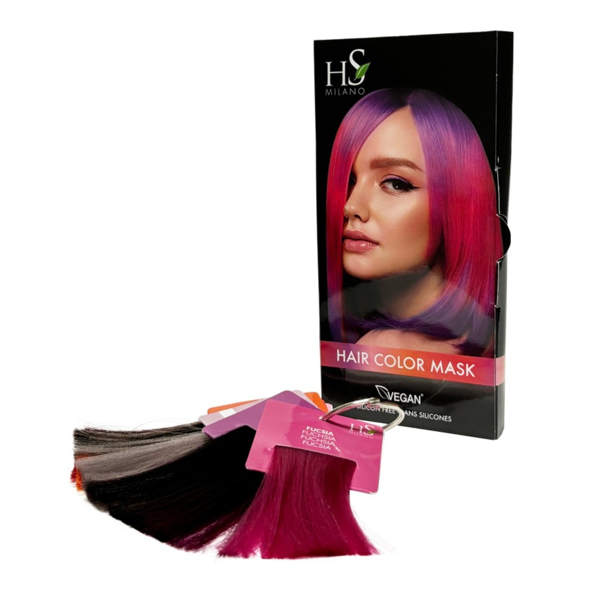 Farbmasken - Karte mit Farbmuster